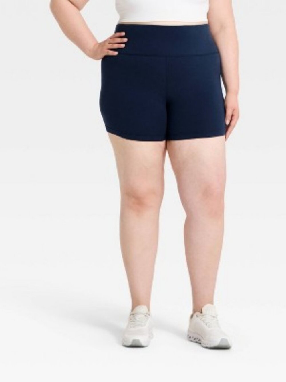 All in Motion Womens Effortless Support‎ Bike Shorts 6in Navy Blue XXL - Picture 3 of 6
